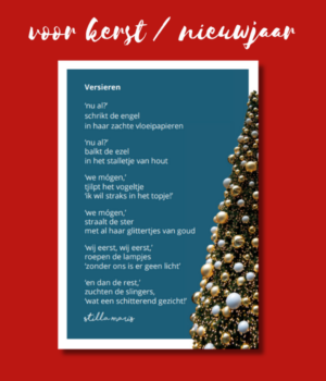 A5 kaarten set kerst/nieuwjaar ( 5 stuks Versieren )